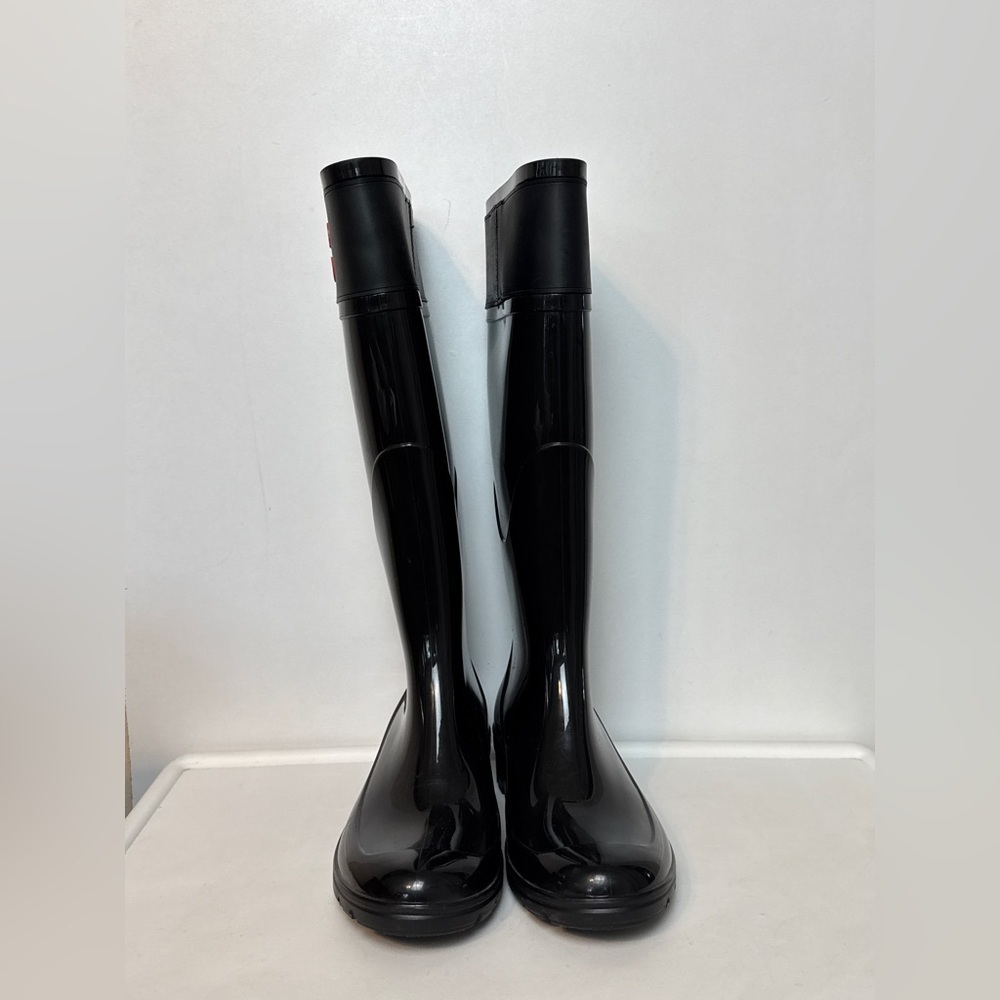 LEMON JELLY - BLACK High Gloss Rain Boot. Epic Chic.
Size: 38 = ladies 8 - Picture 6 of 10